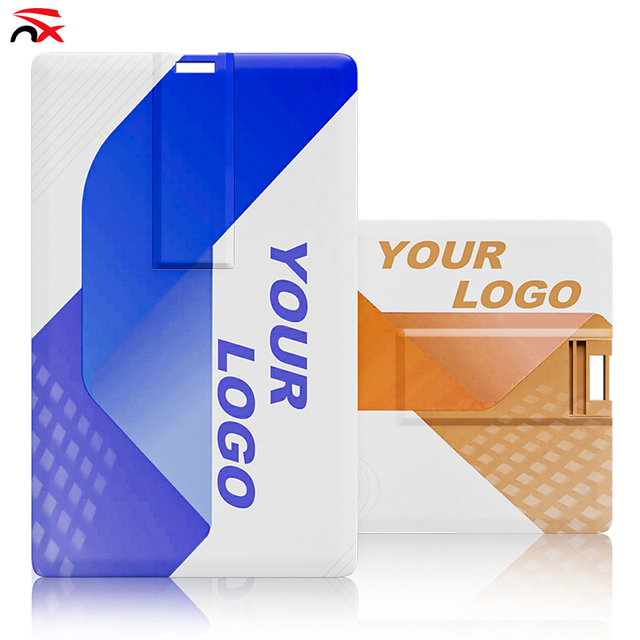 Enterprise Advertising Card USB Drive 32GB Customized Logo Printing Portable Card Type Memory Disk for Promotion