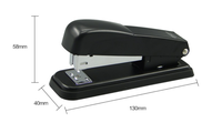 Agrafeuse de bureau standard 24/6 en vente chaude, agrafeuse en plastique personnalisée, agrafeuse A3 robuste pour 25 feuilles, Engrapadora
