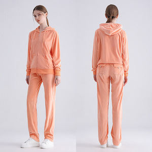 Penawaran Spesial untuk Amazon Li.Hanton Setelan Olahraga Wanita Lengan Panjang Bahan Beludru, Bernapas, Ukuran Besar, Dua Potong untuk Musim Dingin - Product Image 4