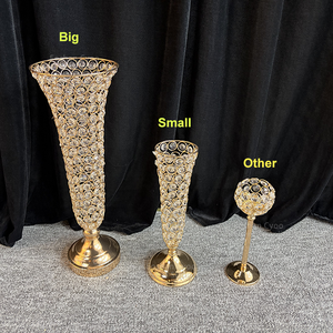 Jarrón <span class=keywords><strong>de</strong></span> Acrílico Transparente con Cuentas <span class=keywords><strong>de</strong></span> Cristal y Baño <span class=keywords><strong>de</strong></span> Oro, Centro <span class=keywords><strong>de</strong></span> <span class=keywords><strong>Mesa</strong></span> <span class=keywords><strong>para</strong></span> Decoración <span class=keywords><strong>de</strong></span> Bodas y <span class=keywords><strong>Eventos</strong></span> - Product Image 5