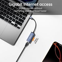 Adaptador Ethernet Gigabit Externo USB-C Biaze, Conversor de Red RJ45 de 1000Mbps para Nintendo Switch/Laptop/MacBook/Steam