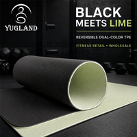 Tapete de Yoga Profesional de TPE de Dos Tonos, Alta Densidad, No Tóxico, para Estudio Profesional, Fabricante Mayorista - Yugaland