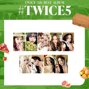 9 pièces/ensemble KPOP TWICE5 JP Album Photocards Liste Tzuyu <span class=keywords><strong>Nayeon</strong></span> MOMO Sana Lovely Selfie Lomo Cards ONCE Fans Collection Cartes postales - Product Image 2