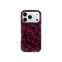 Nouvelle coque de téléphone antichoc à motif léopard pailleté en feuille d'or unique, protection intégrale pour iPhone 18 Pro 17 Pro Max 16 15