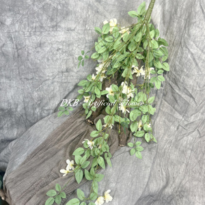 Flores artificiales plantas verde lvy hojas colgantes glicinia vid hogar boda jardín decoración DIY pared colgante Flor de seda - Product Image 3