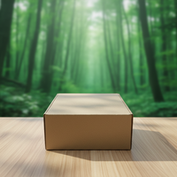 Boîtes d'expédition en carton ondulé recyclable et résistant, fermeture magnétique, forme personnalisée, vernis UV sélectif, logo personnalisé en relief pour l'envoi postal