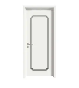 Buon prezzo quadri classici disegni porta interna intagliata Mdf interni solido Teak porte in legno per la casa