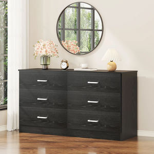 <span class=keywords><strong>Commode</strong></span> moderne de luxe à 6 tiroirs avec grand espace de rangement, meuble de chambre en bois pour salon ou dressing - Product Image 4