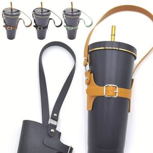 Portavasos portátil negro con asa, organizador, reutilizable, aislado, para tazas de café, botellas de agua, marca Hr Stocked - Product Image 1