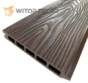 Valla WPC impermeable al por mayor de China, valla compuesta de plástico y madera para uso en jardín Anti UV