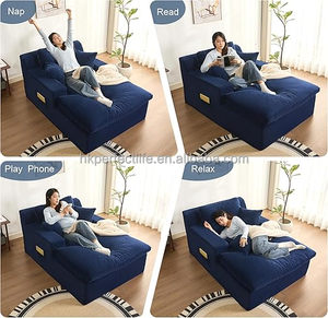 Hot Sale Cross-Border Compression Pure Sponge Modern Velvet Storage Sofa Living Room Can Lie on the Cinema Sofa - Product Image 4