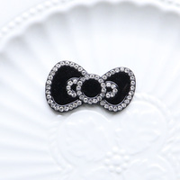 Harsen Kawaii Kleurrijke Vlinderdas Strikje Platte Achterkant Strass Figuur Scrapbook DIY Decoratie Huisaccessoires Knutselwerk