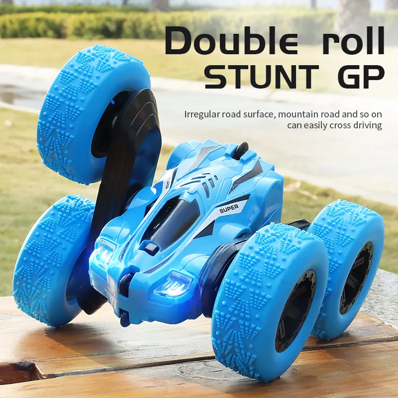 1:18 Deep Consave Band 360 Graden Trick Spin Vierwielaangedreven Dubbelzijdige Stunt Rc Auto Met Koel Licht