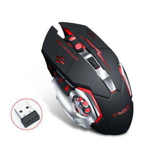 T-Wolf Gaming Mouse 12 Buttons RGB Backlit 2.4Ghz <b>Wireless</b> Optical Right Hand Ergonomic For <b>Pc</b> Laptop Mobile - Product Image 1