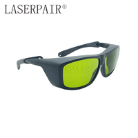 Lunettes de sécurité laser haute visibilité pour diodes, ND: YAG, laser à fibre (450 nm, 808 nm, 980 nm, 1064 nm) avec certification CE EN207