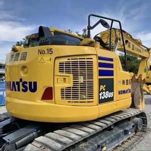 Offre Spéciale – Excavatrice sur Chenilles Komatsu PC138us d'Origine Japonaise, 13,8 Tonnes, Unité d'Occasion avec Moteur, Boîte de Vitesses, Pompe, Roulement et PLC - Product Image 5