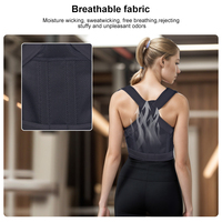 Promotion Ceinture de Soutien Dorsal Élastique Respirante Réglable Correcteur Postural Médical Lombaire