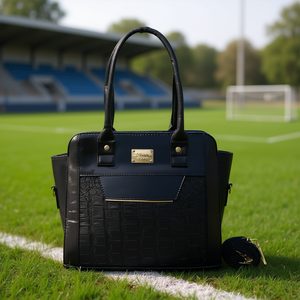 Bolsa de fútbol para mujer Fana Amira M3743, color negro, con doble asa y cierre de cremallera, ropa deportiva juvenil - Product Image 2