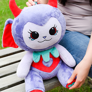 ตุ๊กตาปิศาจน้อยน่ารักของเล่นยัดไส้ปิศาจขี้เล่นสัตว์มีเขาหางฮาโลวีนขายส่งสำหรับอุปกรณ์งานเลี้ยง - Product Image 6