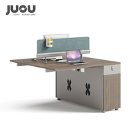 Escritorio Modular Moderno para Oficina, Cubículo con División para Computadora, Estación de Trabajo para Centro de Llamadas, Mesa de Trabajo Compartida con Opción de Extensión