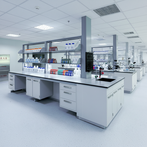 Yüksek Kaliteli Tezgah Çalışma İstasyonu Hastane Çelik Laboratuvarı Okul Çalışma Masası Tezgah Laboratuvar Mobilyaları - Product Image 4