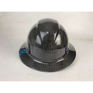 قبعة متينة مصنوعة من الألياف الصلبة مع 6 نقاط من السقاطة والعتاد الواقية تعليق قبعة صلبة بحافة كاملة - Product Image 2