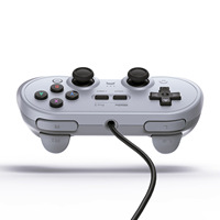 Manette de jeu filaire 8BitDo Pro 2 avec vibration pour Switch/Steam/PC, manette de jeu, joystick 82BD