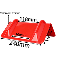 Attaches de protection d'angle pour camions rouges, sangles de regroupement en PE, modèle KB, protecteurs de bords renforcés et épaissis, Zhejiang