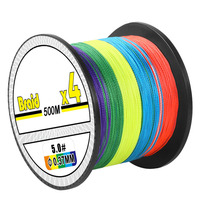 Ligne de pêche tressée ALPHA haute résistance X4/X8/X9 en PE, 100 m, 6,6-110 lb, avec couleurs de ligne personnalisables pour la mer, la rivière et le lac