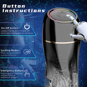 Heren Volautomatische Elektrische Telescopische Roterende Tpe Sex Product Nieuwe Starry Sky Vliegtuig Cup Vliegtuig Masturbator - Product Image 4