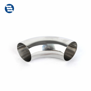 סניטרי נירוסטה 3A SMS דין באט מרותך 45 <span class=keywords><strong>90</strong></span> 88 92 תואר מתכופף צינור מרפק - Product Image 3