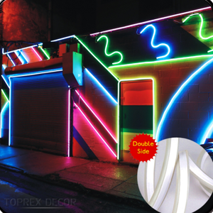 Lampu Neon LED Fleksibel Densitas Tinggi Dapat Dipotong Setiap Meter SMD2835 8mm Diffused IP65 Indoor Outdoor 5000K Daylight Dimmable - Product Image 5