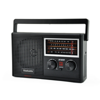 Radio AM/FM portable ST-6530 Makula à haute sensibilité avec haut-parleur intégré de 4 pouces, longue autonomie de batterie, rechargeable, idéale pour l'Afrique