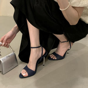 Nouvelles Sandales Sexy à Talons Hauts Ouvertes pour Femmes, Collection Automne-Été 2026, Légères et Respirantes, à Talon Fin et Solide - Product Image 5