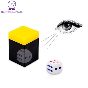 Crazy Cube cuadrado para niños, trucos de magia, dados, accesorios de predicción, Juguetes - Product Image 1