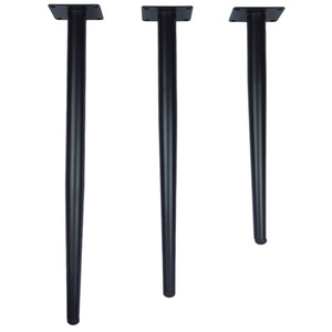 Đồ Nội Thất Kim Loại Bàn Chân Hình Nón Màu Đen Sofa Tủ Quần Áo Nội Thất Chân Cà Phê Bar Ghế Chân Chân - Product Image 3