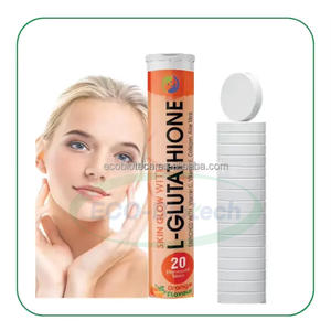 Ausreson L-Glutathion Private Label Supplement Haut aufhellung L-Glutathion Brause tabletten - Product Image 1