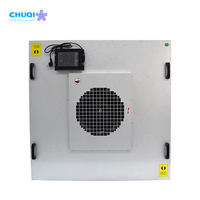 Unité de filtration à ventilateur FFU, faible bruit ≤55dB, débit d'air réglable 0,4-0,8m/s, HEPA haute efficacité classe 100 pour plafond de salle blanche