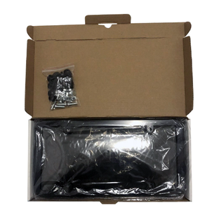 Última Versión, Marco para Placa <span class=keywords><strong>de</strong></span> Matrícula Estadounidense, Transparente Ahumado con Protección, Reflectante y Brillante, Estándar Americano, Resistente al Agua - Product Image 1