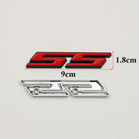 Lettres en métal 3D, logo SS, autocollant pour coffre arrière de voiture, emblème pour SS Sport Camaro Cavalier, accessoires