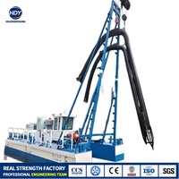 Pompe submersible diesel à aspiration jet, machine de dragage, capacité 2500 m³/h, pour le nettoyage et l'extraction de sable en mer et en rivière