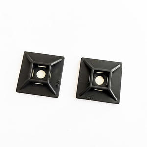 Support de <span class=keywords><strong>fixation</strong></span> pour câbles adhésif 3M 28 * 28 Fixateur adhésif de support HS-102 Attache-câbles en nylon ND28 - Product Image 2