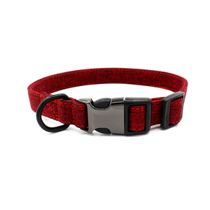 Venta al por mayor Popular Cómodo y Tweed <span class=keywords><strong>Collar</strong></span> de perro de algodón Diseño de nylon resistente <span class=keywords><strong>Collar</strong></span> de perro - Product Image 6