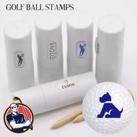 Accessoires de golf personnalisés avec logo, en plastique durable, pour le parcours de golf – Meilleur tampon à balle de golf personnalisé, imperméable et marqueur permanent