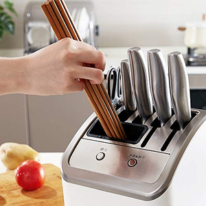 Support de couteaux désinfectant UV intelligent à stérilisation automatique pour la cuisine - Product Image 6
