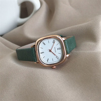 Montre carrée de style nouveau pour femmes, étudiantes, collégiennes, lycéennes, montre à quartz haut de gamme