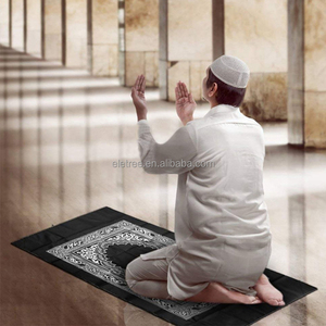 Tapis de Prière Islam Portable Polyester Tapis De <span class=keywords><strong>Priere</strong></span> Islam Avec Boussole Voyage Tapis de Prière Musulman <span class=keywords><strong>pour</strong></span> Cadeaux Ramadan - Product Image 5