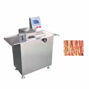 Mesin pengikat sosis Chorizo elektrik/mesin pengikat simpul sosis anjing panas otomatis menghubungkan mesin pengikat