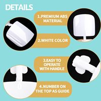 Faux ongles d'orteils blancs à presser pour femmes avec colle à ongles, kit de 120 faux ongles d'orteils blancs en acrylique, capsules d'ongles d'orteils carrées