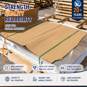 304 310S 8K Mirror Finish 1.0mm x 1250mm Hot Rolled Stainless Steel Sheet with Superior Surface Quality - Product Image 1